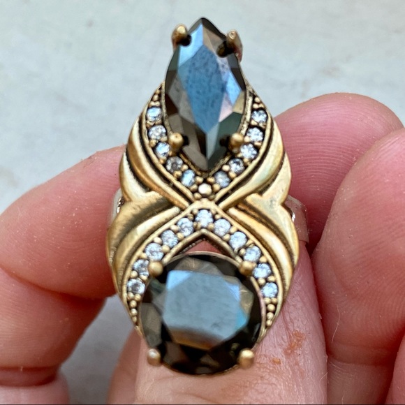 Absolutely gorgeous vintage sterling ring - Picture 6 of 14